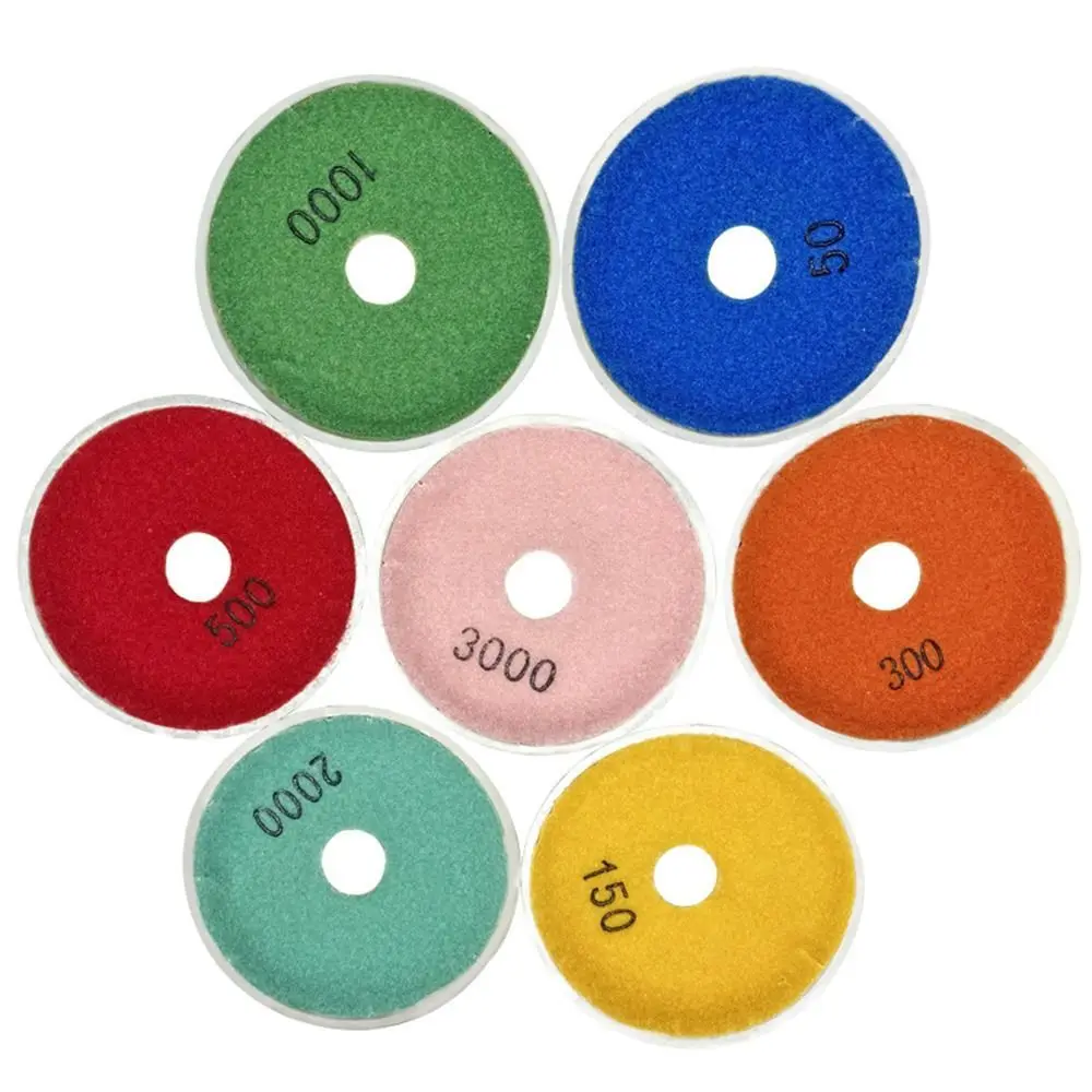 

1Pc Curved Soft Grinding Disc 4Inch 100mm Bowl-shaped Wet Polishing Wheel Diamond Sanding Pad Abrasive Tools Accessories