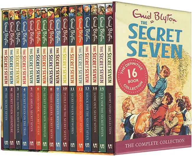 

16 Books/Set The Secret Seven Collection Children's Adventure Novels English Reading Books