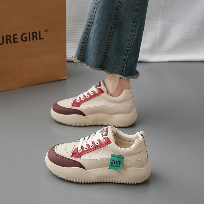 CRLAYDK женская обувь нескользящие модные кроссовки на платформе удобные