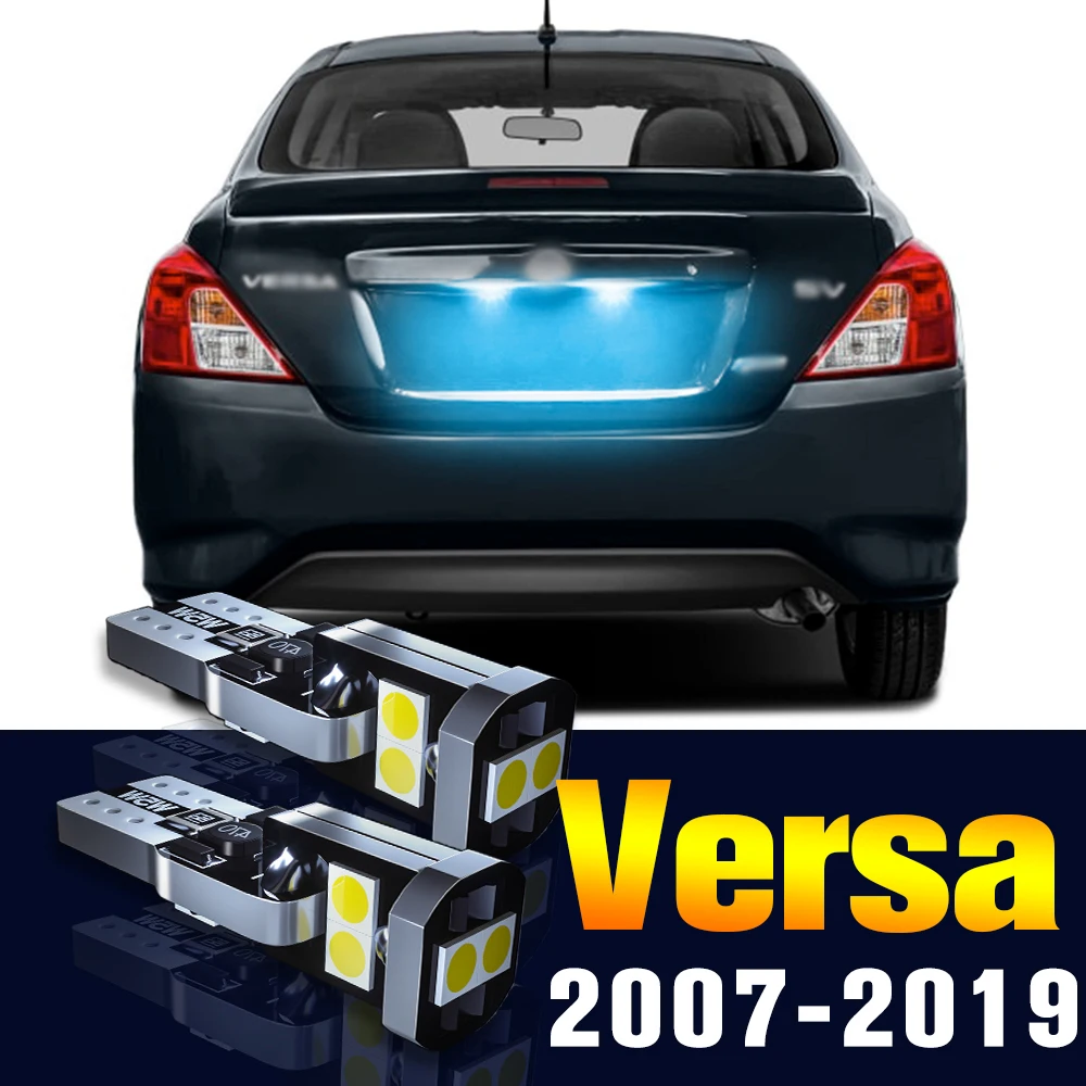 

2pcs LED License Plate Light Bulb Number Lamp For Nissan Versa 2007-2019 2011 2012 2013 2014 2015 2016 2017 2018 Accessories