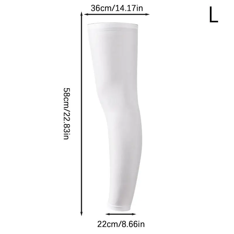 Велосипедные Чехлы для ног мужчин и женщин защита от солнца из ледяного шелка