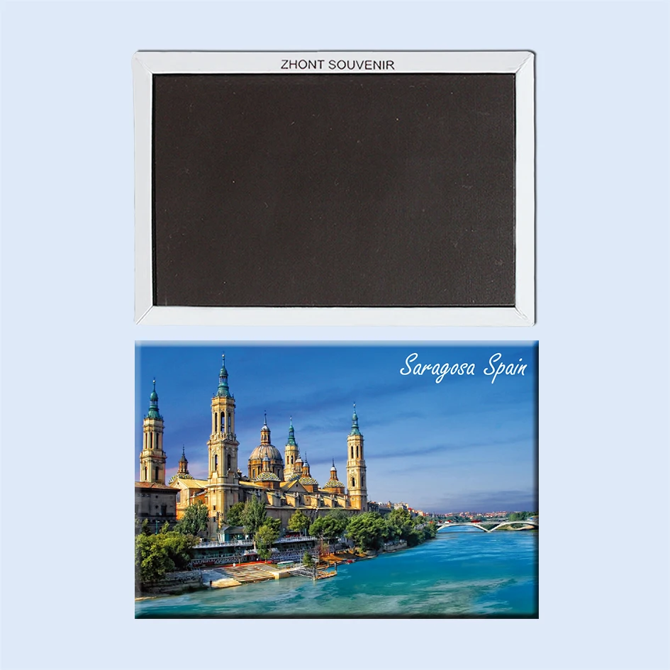 

Zaragoza Spain beautiful scenery gifts for friends 22662 Magnetic refrigerator ,Souvenirs of Tourist Landscape