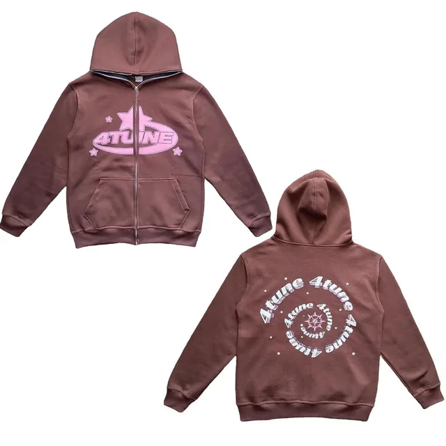 

Y2k Spark Star Hoodies Men New Coat Trend Hoodies Women Coat Outwear Retro Print Jacket Letter Hoody Sweatshirts Coat Graffiti