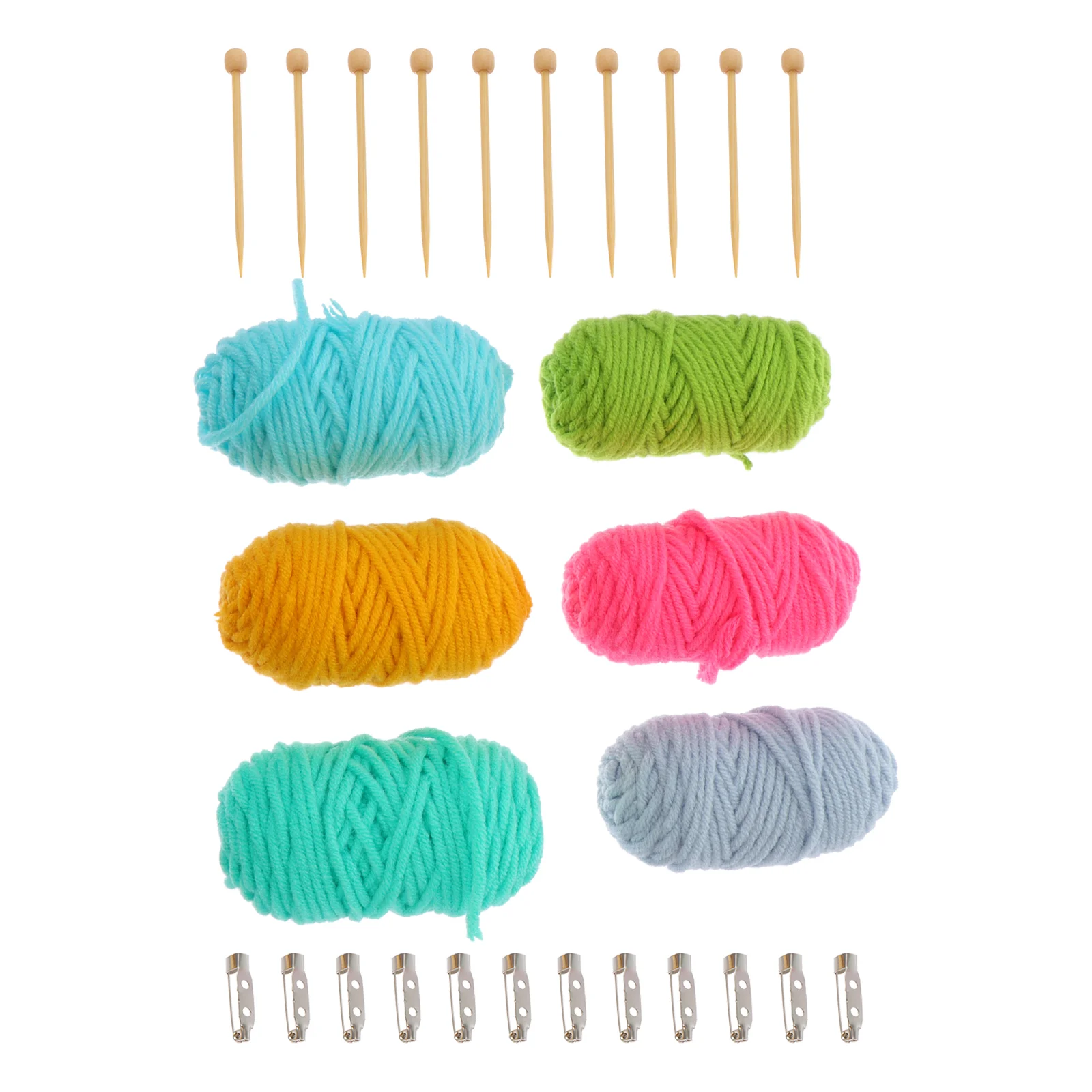 20 шт. мини-игла брошь материал для вязания стержни сделай сам тканые аксессуары