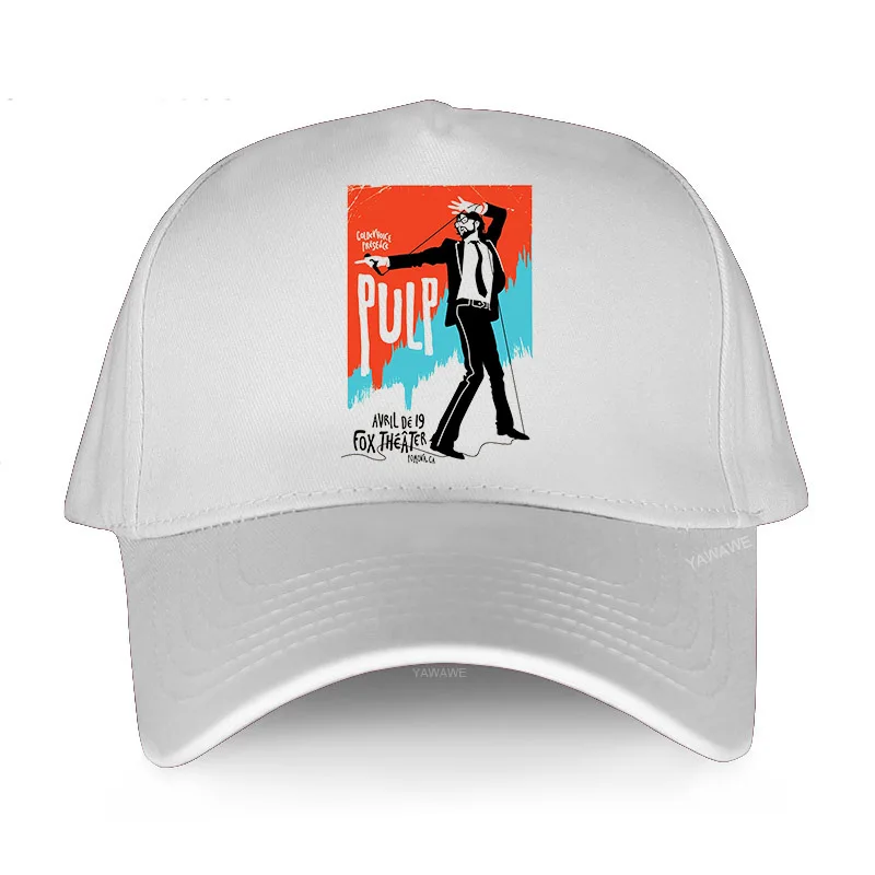 Последние хлопковые мужские летние бейсболки Pulp jarvis cocker sheffield britpop хип-хоп шляпа