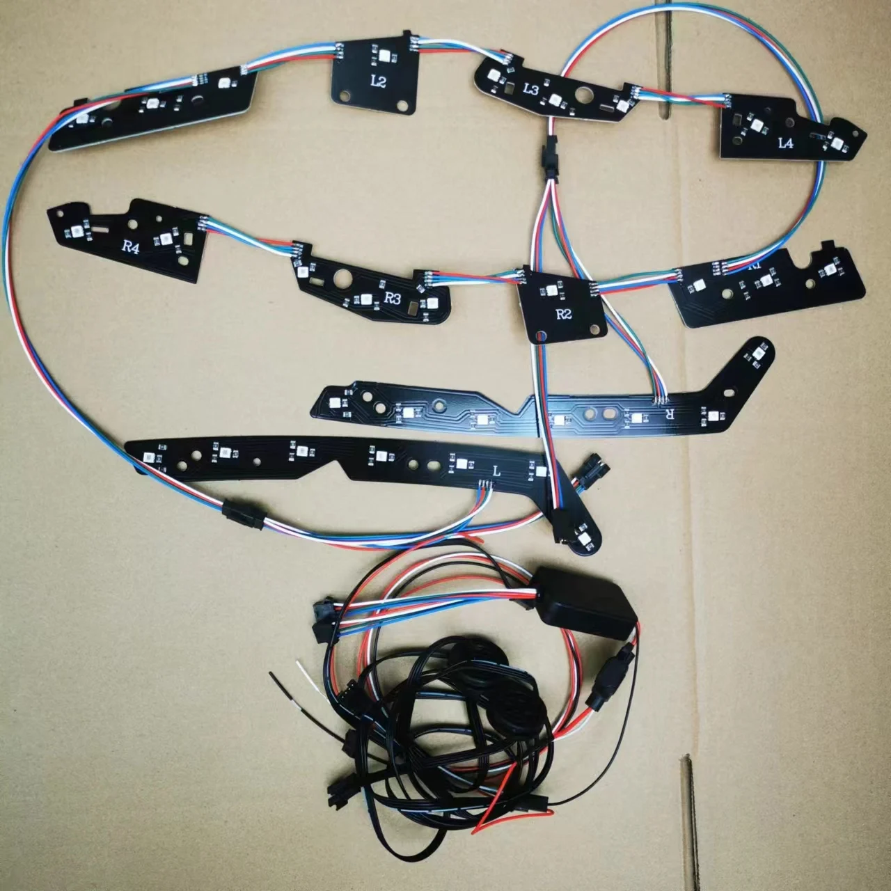 

Icedriver для платов JEEP Grand Cherokee RGB DRL 2014-2021, разноцветные лампы DRL, красные лампочки