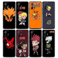 anime cartoon naruto phone case for xiaomi mi 12 12x 11 lite 11x 11t x3 x4 nfc m3 f3 gt m4 pro lite ne 5g silicone case bandai