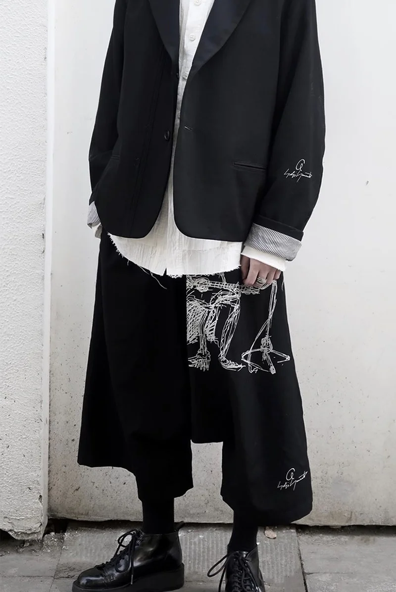 Owen Yohji Japan Korean Style Clothes men's pants for men oversize men's clothing