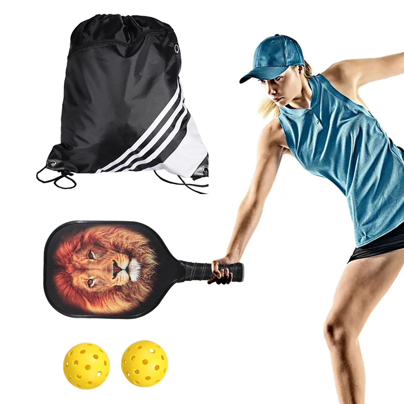 

Outdoor Beach Racket Lightweight Long Grip Carbon Fiber Racket Noise Cancellation Outdoor Tennis Racket With Comfort Grip