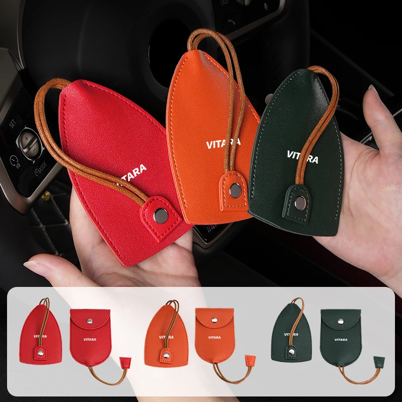 Органайзер для автомобильных ключей Выдвижная кожаная сумка Suzuki Vitara Alto Jimny Xbee Swac