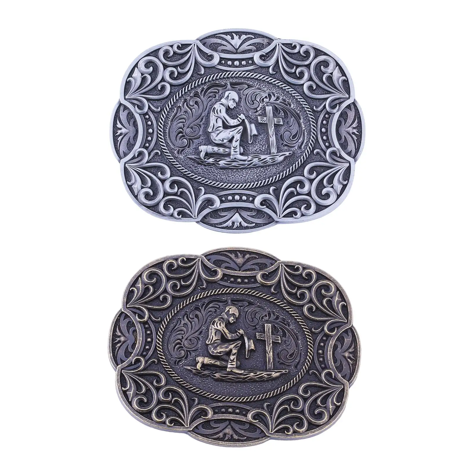 

Antique Western Cowboy Belt Buckle for 1.5inch Belts Belt Buckle