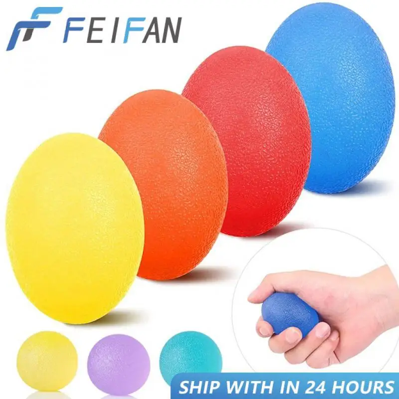 

Silicone Fitness Hand Expander Gripper Strengthen Exerciser Trainer Stress Power Ball Egg Hand Grip Powerball Forearm Exerciser