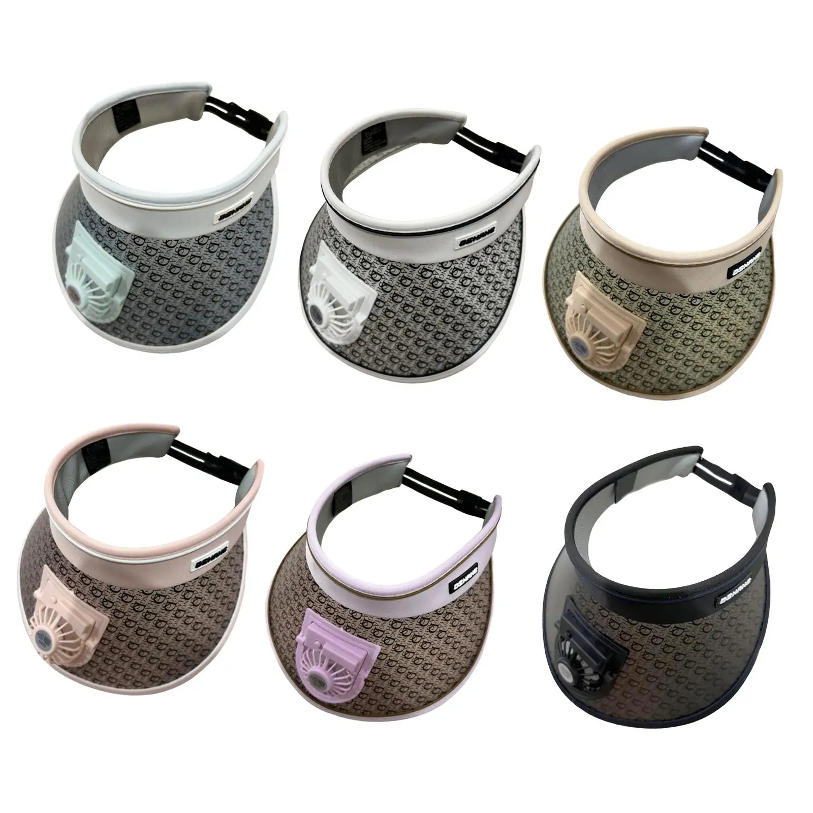 

Sun Visor Hat with Fan Beach Hat USB Charging Adjustable 3 Wind Speed Summer for Women for Running Hiking Camping Fishing Travel