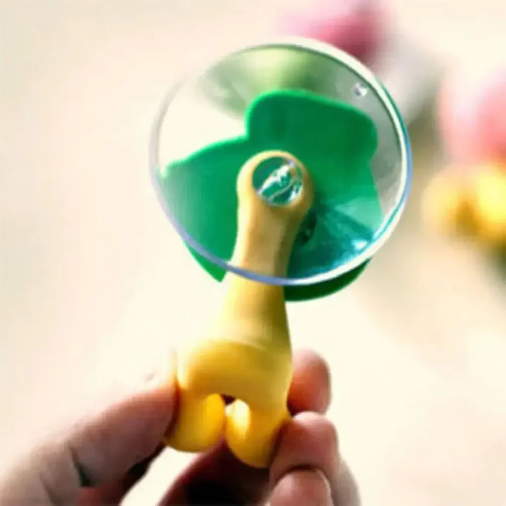 Фото Держатель для зубных щеток с мультяшными животными, сильная присоска, стеллаж для хранения зубных щеток, ванная комната, милый кролик, детская вешалка для зубной пасты №4