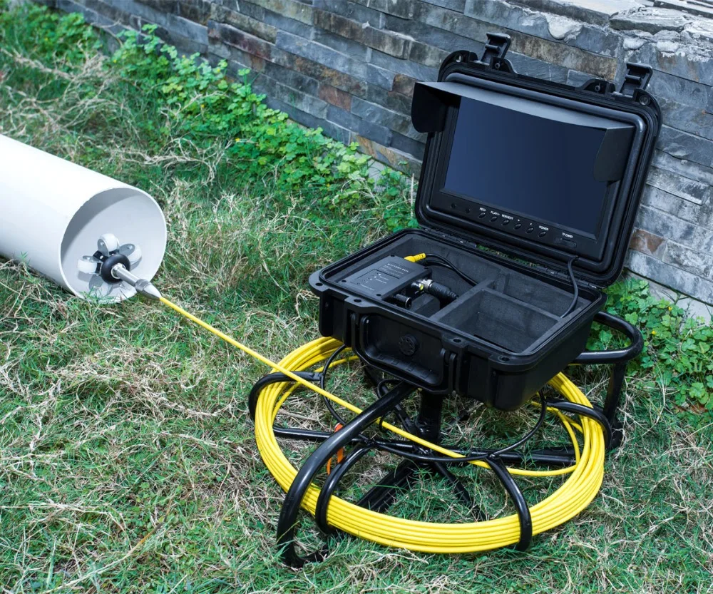 Эндоскоп для канализации HD 1080P SYANSPAN камера обследования дренажных труб 10M-150M 9