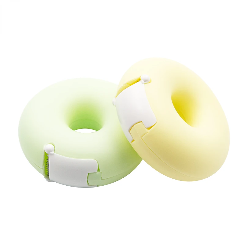 

Tape Cutter Candy Color Design Cute Donut Shape Tape Cutter box case Tapes Dispenser School Office Supply for kids students