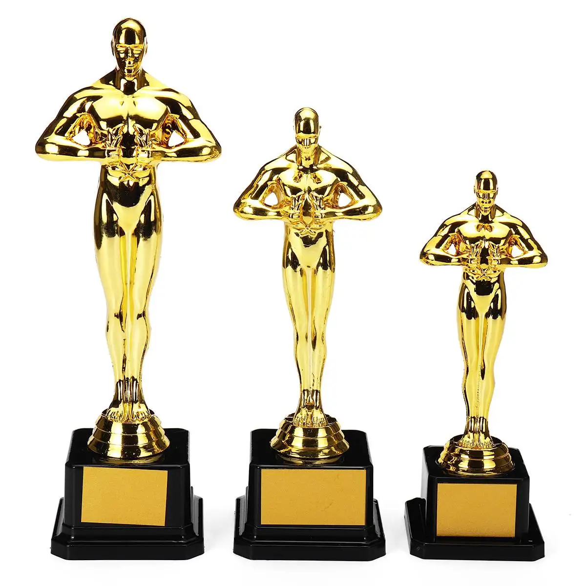 

18cm 21cm 26cm Oscar Trophy Awards Gold-Plated-Replica Team Sport Competition Craft Souvenirs Plastic Party Celebrations Gifts
