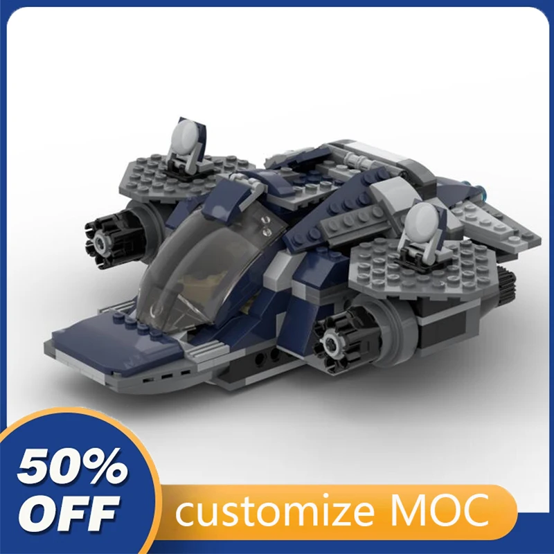 

308PCS Customized MOC starplan Essedarius spaceship wars Model Building Blocks Bricks Children birthday toys Christmas gifts