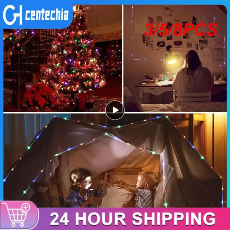 

3/5/8PCS 12.5m Atmosphere Light String Waterproof Led Decorative Lighting. App Control Outdoor 5050RGB