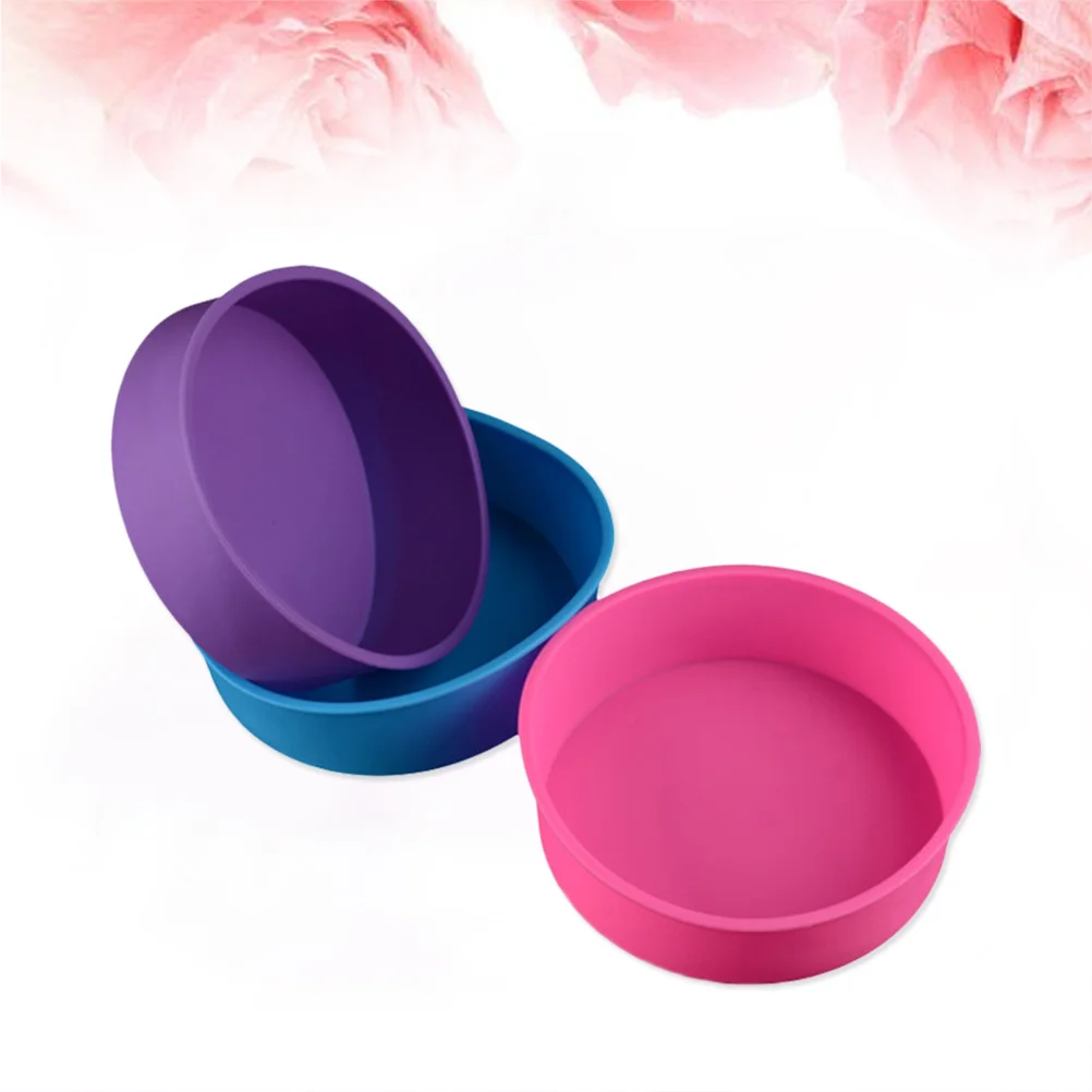 

1PC 8-Inch Portable Nontoxic Round Practical Baking Mold Cake Bakeware for Family Kitchen