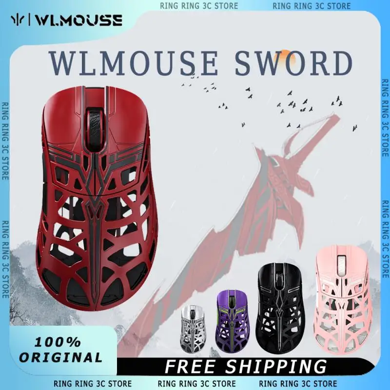 Мышь WanLing WLMouse Sword X Wirelsss 8K скорость возврата 2 режима легкая игровая мышь с низкой