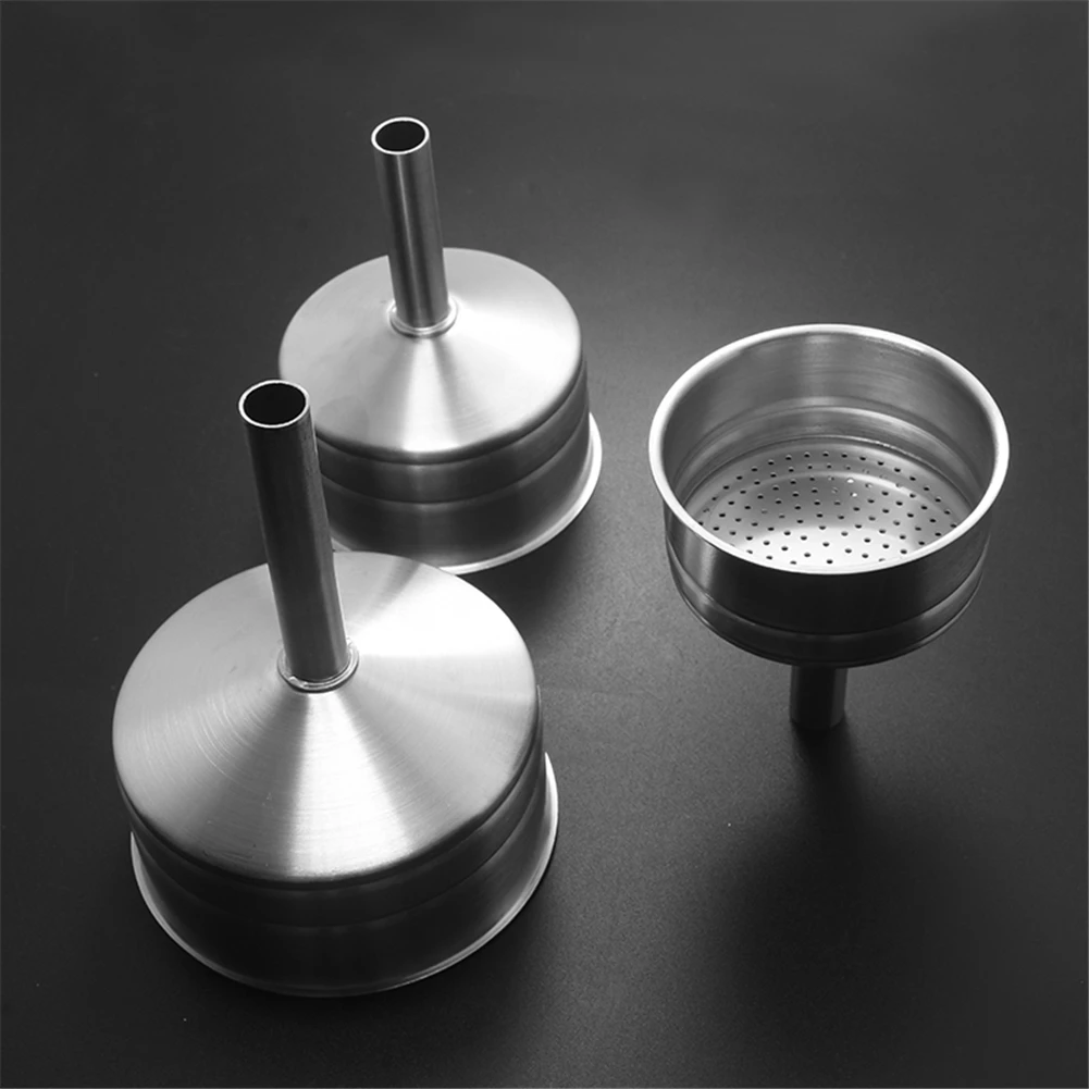 Набор сменных воронок для кофеварки из нержавеющей стали