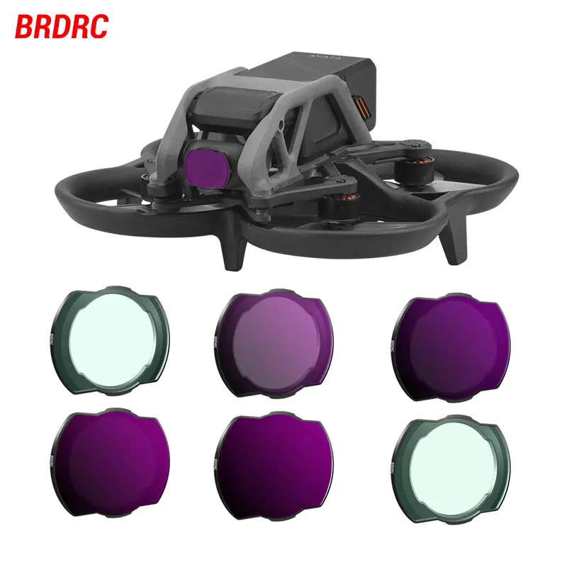 

BRDRC Aluminium Frame Lens Filters for DJI Avata/O3 Air UV CPL ND8 ND16 ND32 ND64 Optical Glass Drone Accessories