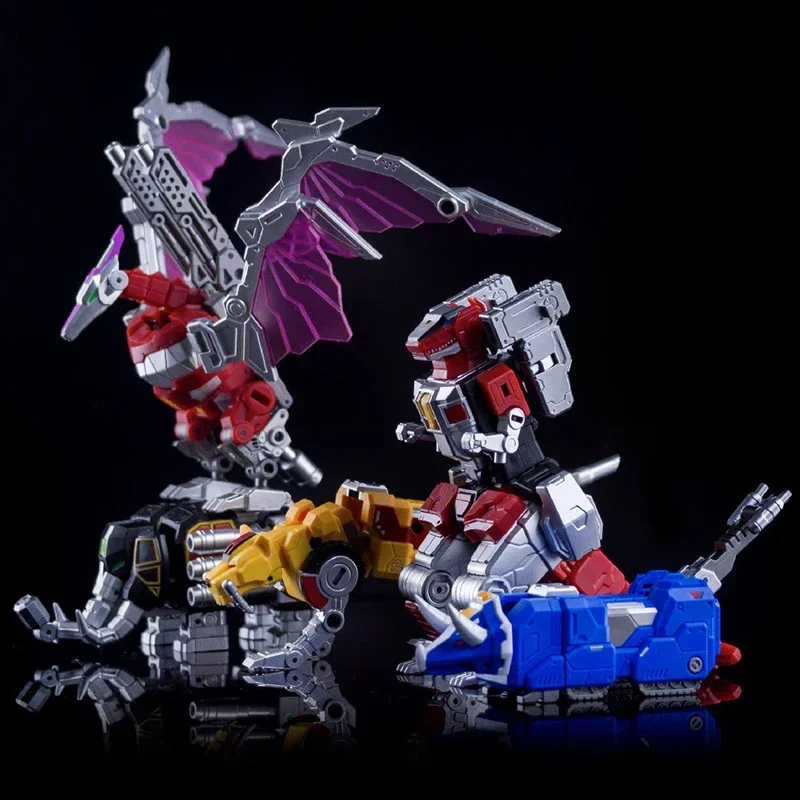 Фото Женская экшн-фигурка счастливого кота Megazord MICRO COSMOS MC03, дракон, Цезарь, могучий морфин, Power TEAM, аниме №3