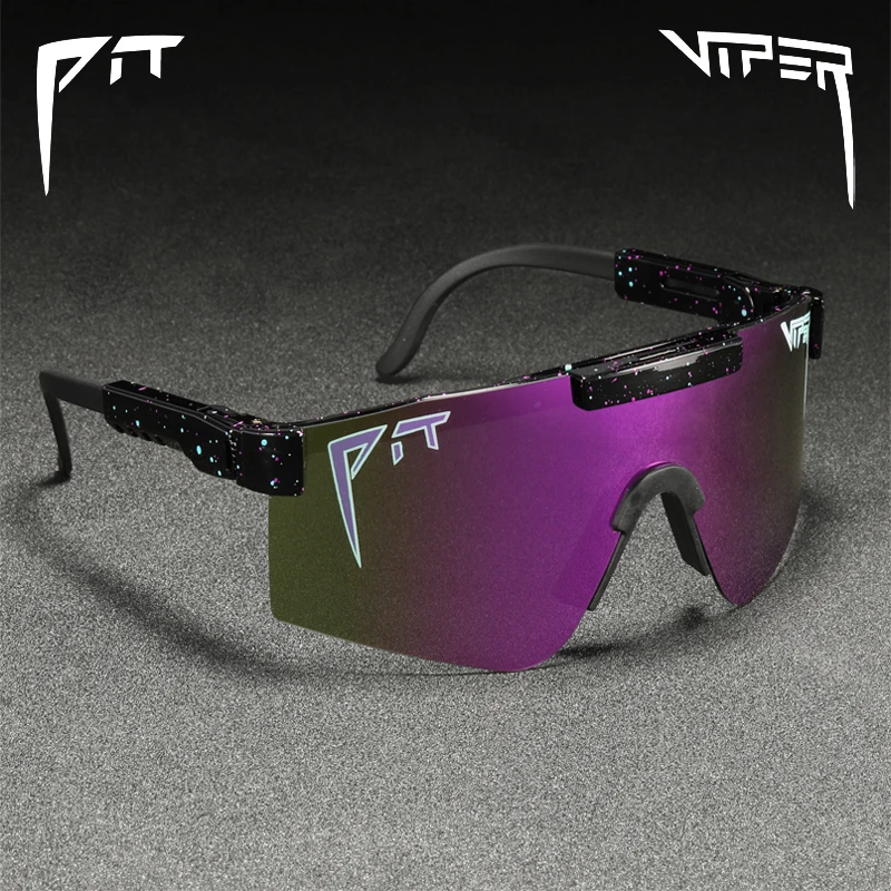 

Pit Viper UV400 Men Oversized Sunglasses 2022 One Piece Lens Shield Goggles Women Gafas de sol