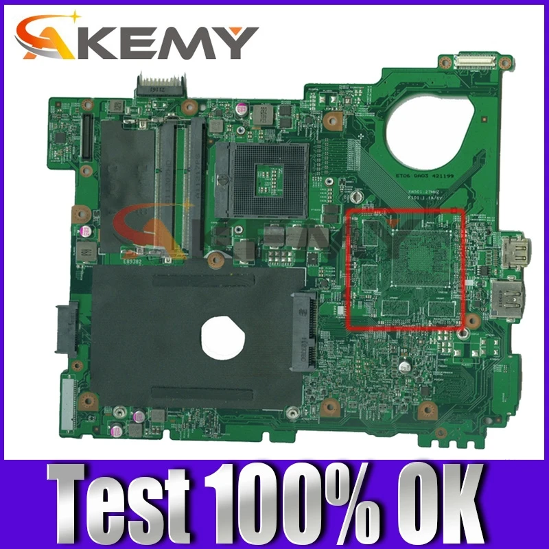 

Оригинальная материнская плата для ноутбука DELL Inspiron 15R N5110 HM67, материнская плата CN-0VVN1W 0vn1w 10245-2, протестированный ноутбук
