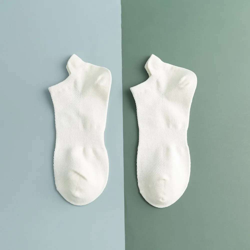 Socks for Men Invisible Socks for Mens Men's Short Socks Summer Thin Anti Odor Men's Socks Cotton Mesh Short Socks Boat Socks