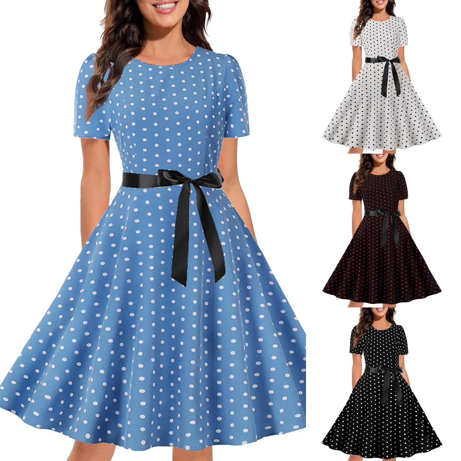 

Женское короткое платье с запахом Sprint, винтажное коктейльное платье с принтом, женские летние платья с карманами и длинным рукавом