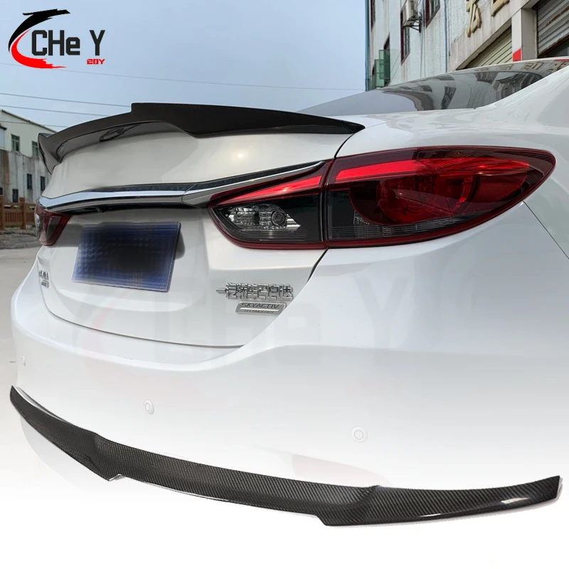 Задний спойлер из углеродного волокна для Mazda 6 Atenza будьте внимательны 2014 2015 2016 2017