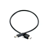 1pc usb type c 3 1 male to mini usb 5 pin b male plug converter otg adapter lead data cable for macbook mobile 30cm