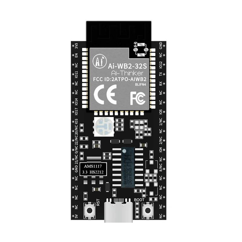 

Ai-WB2-32S плата разработки модуля, BL602 core процессор Wi-Fi 802.11b/G/N Bluetooth 5 модуль core board
