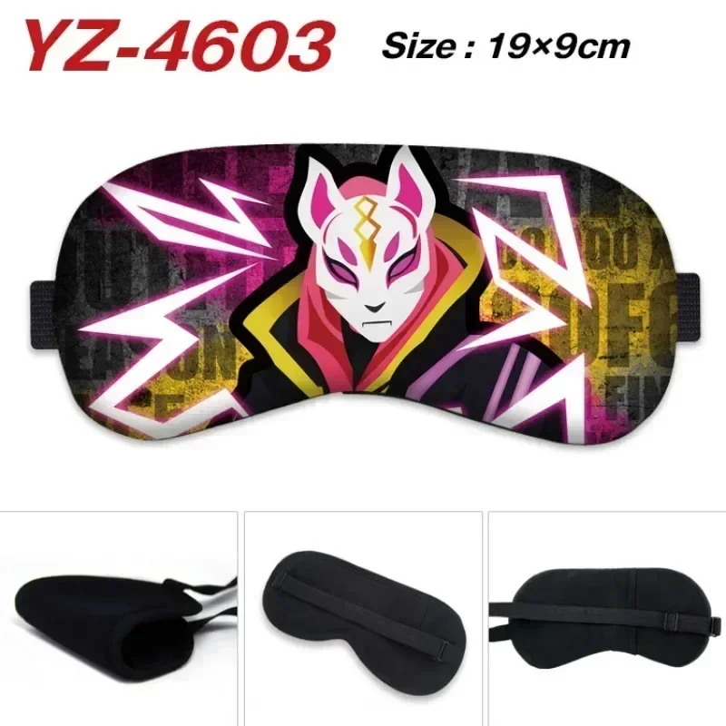 Маска для глаз Fortnite дышащая повязка с мультяшным принтом затеняющая на тени сна