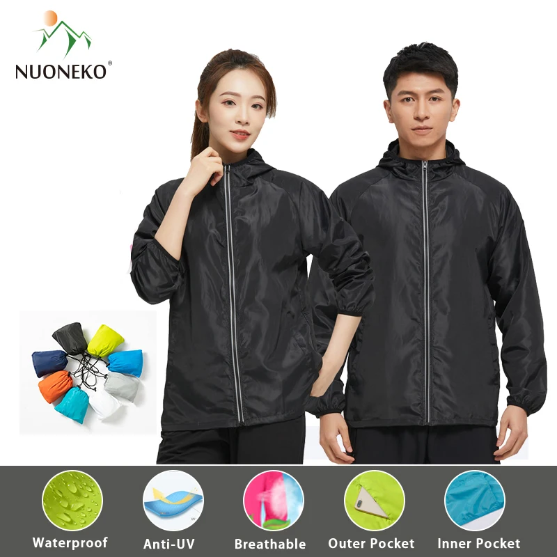 

Colorful Outdoor Protection Jacket Men Women Hiking Camping Trekking Quick Dry Windbreaker Sun-Protective Waterproof Rain Coat