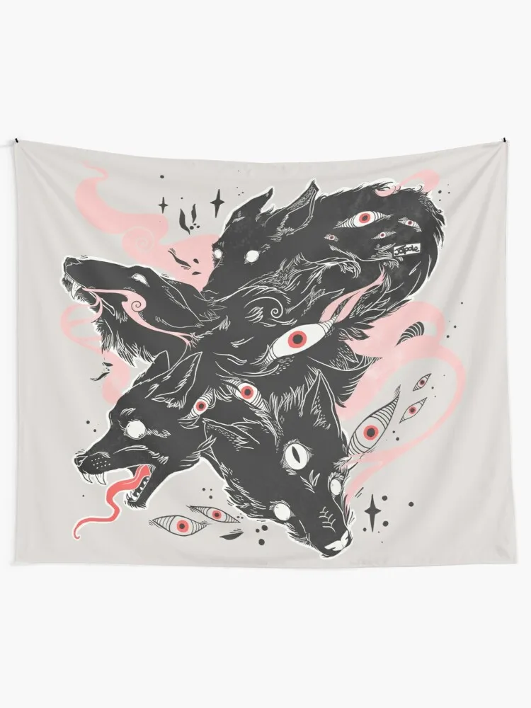 

Wild Wolves With Many Eyes Tapestry Towel Bedspread Print Decorative Wall Hanging Colorful Room Art Home Decor Blanket
