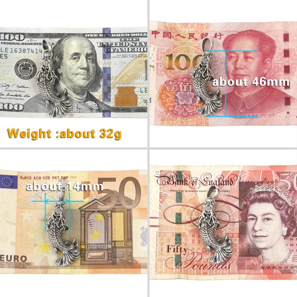 _ Серебряная подвеска в виде рыбки с изображением дракона что означает Улучшение