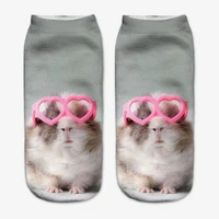 new fashion pinting mouse totoro socks 3d printed funny kawaii women cute animal fitness hamster sokken dropship