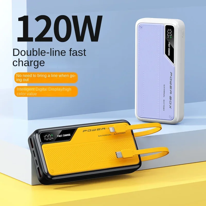 BCAK брендовый магазин 10000 мАч 20000 супер быстрая зарядка 120 Вт мини тонкий