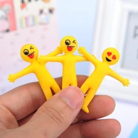 stretchable cute facial expression little man elasticity decompression toys primary school pupils student children kids toys
