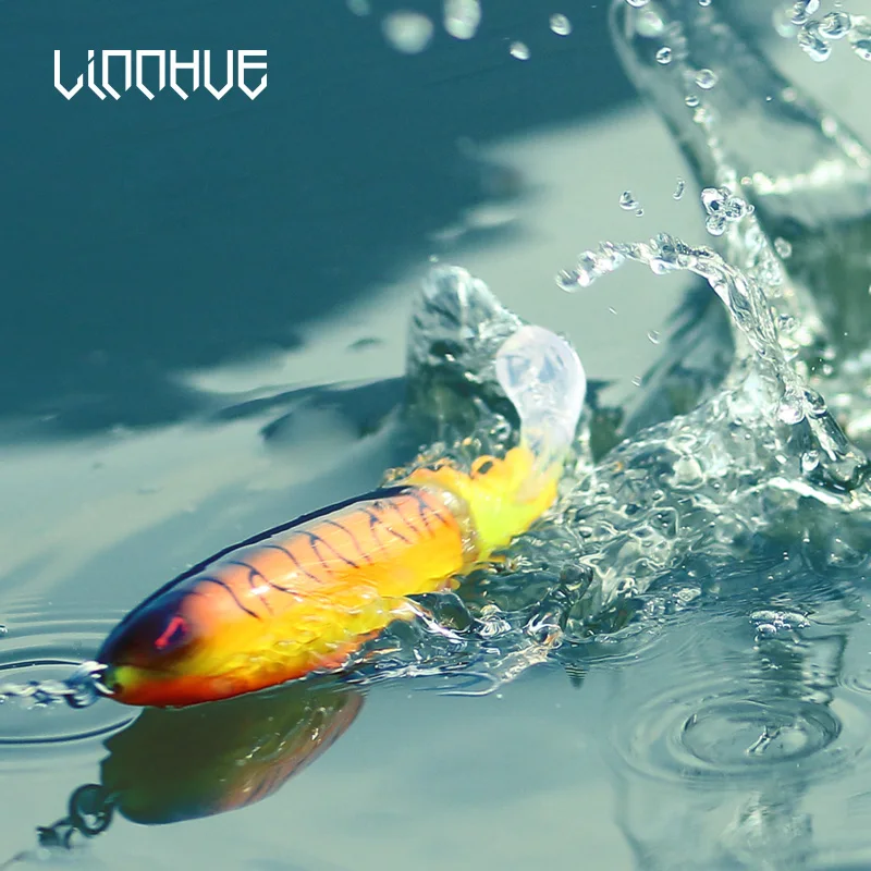 

LINNHUE рыболовная приманка Whopper Popper 1 шт. 13 г 10 см пропеллер Topwater искусственная приманка
