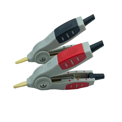 1 Paar LCR -Testwerkzeug Kelvin Crocodile Duckbill Clip Orichalum Plattierung Superiot -Qualität