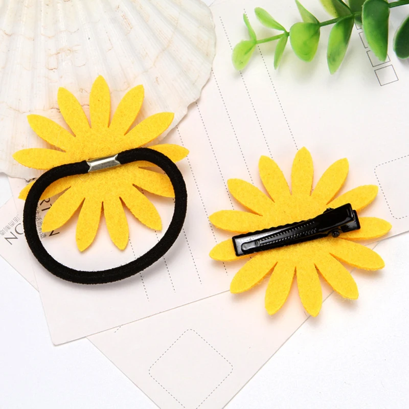 Заколка для волос Vtuber Honma Himawari с рисунком подсолнуха заколка в стиле аниме