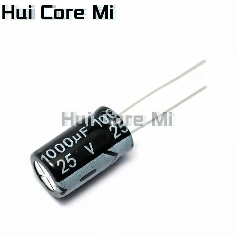 

TIELONG 50 шт. электролитические конденсаторы 25V1000UF 1000UF/25V 10*17MM