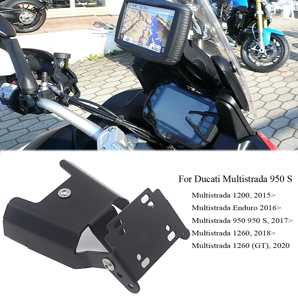 

Новинка для Ducati Multistrada 950 S от 2017 года, 1260 годы, Enduro от 2016 года, мотоциклетная Магнитная подставка, держатель, кронштейн для GPS-пластины