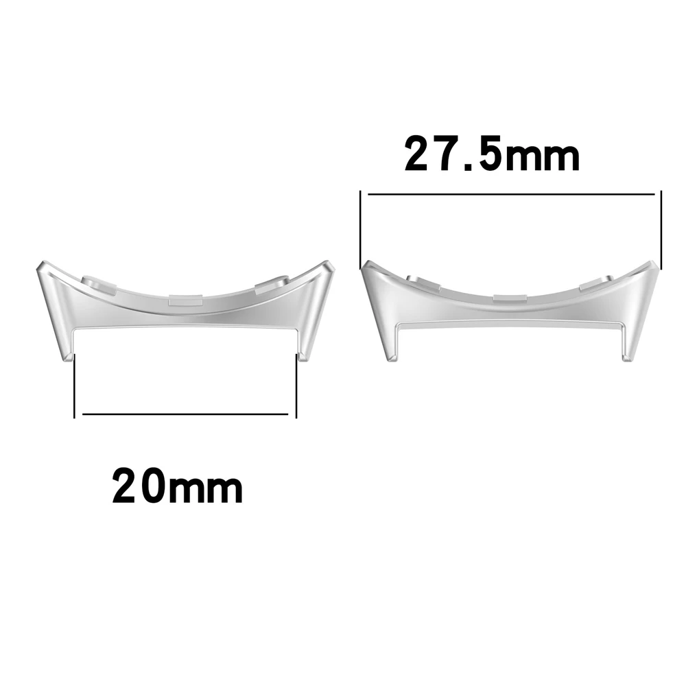 

1pair For Google Pixel Watch 316L Stainless Steel Connector Adapter to 20MM universal watchband strap accessories