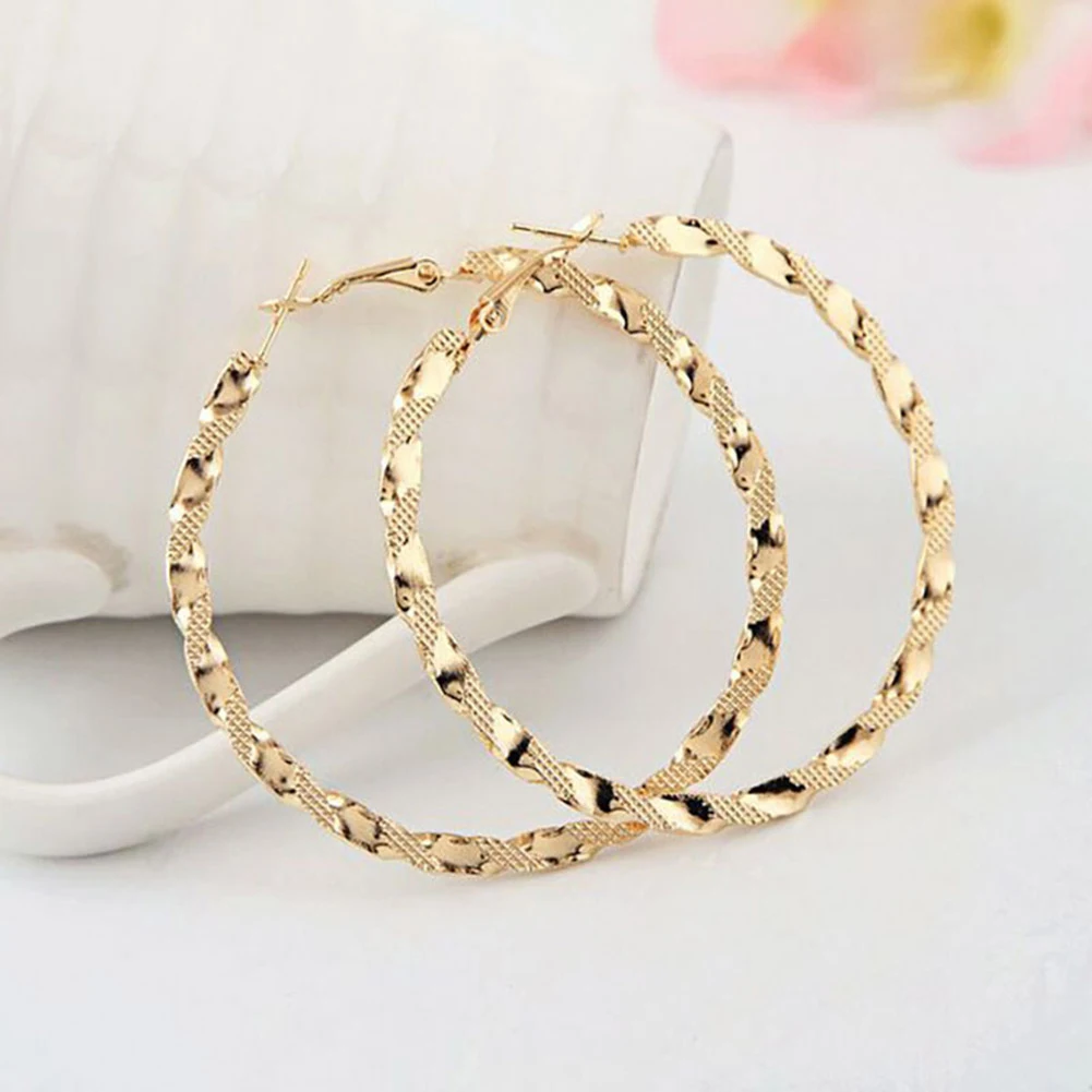 

Hot Sale Eardrop Earrings Stud Lady Durable Earrings Circle Personality Shinny Charm Fashion Jewelry Women Accessories