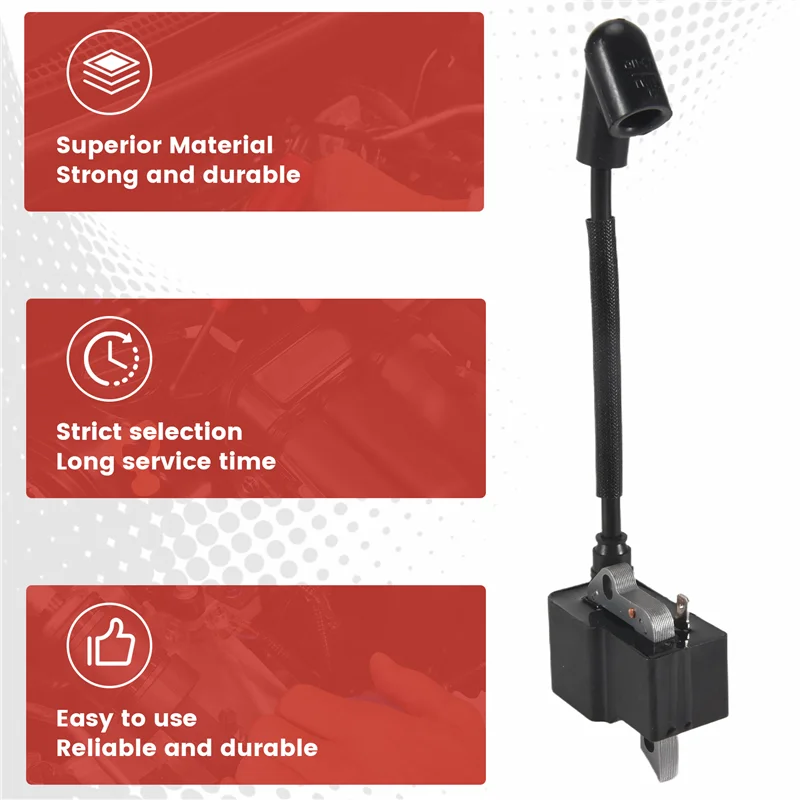 Фото A53Q-катушка зажигания для Homelite Ryobi 300953003 для Ryobi RY74003D для Homelite UT-10514, часть двигателя, аксессуары для бензопилы №1